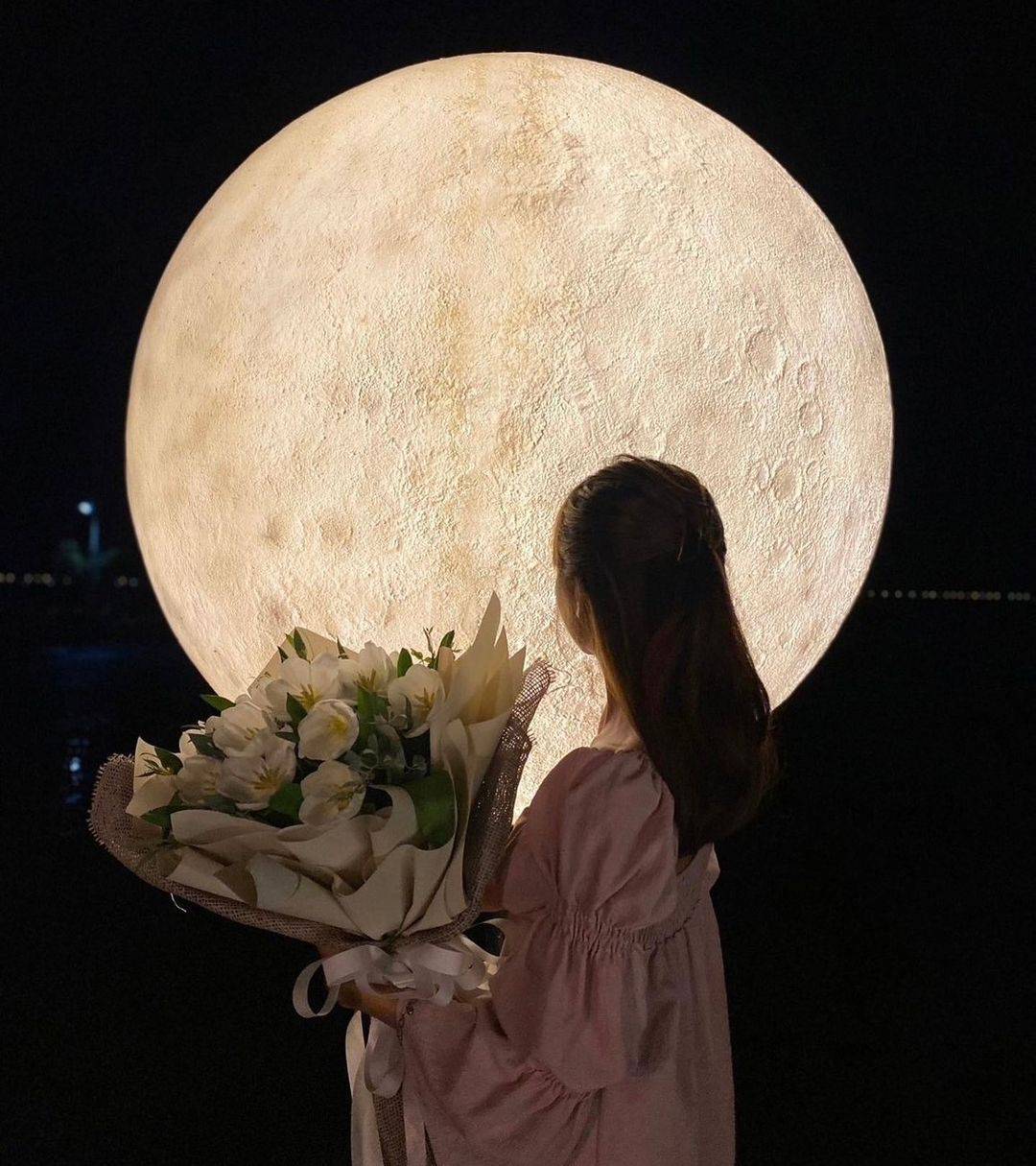 โคมไฟพระจันทร์ 100 cm